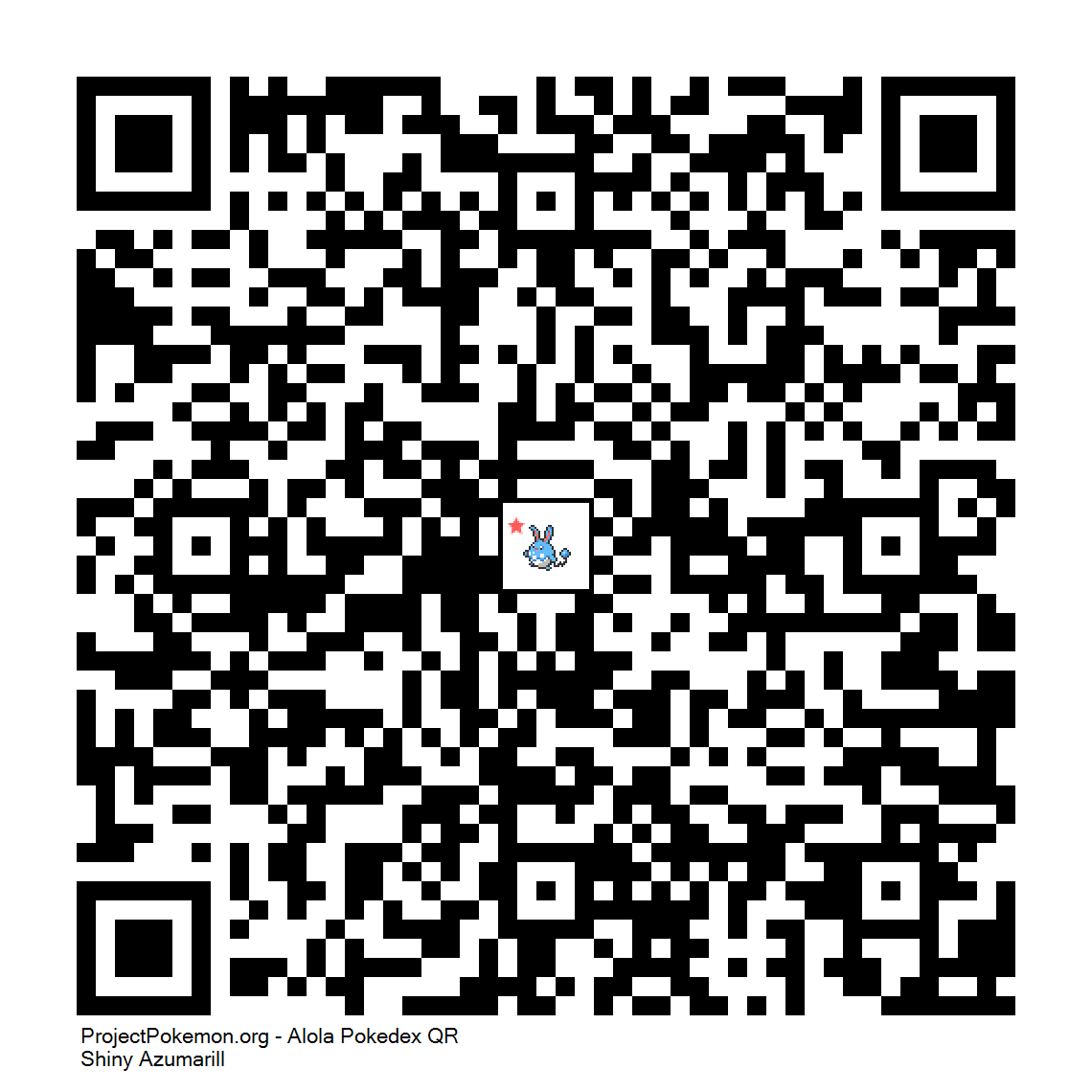 Cdigo QR de Azumarill variocolor